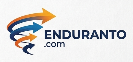 Enduranto Swirling Arrows Logo Concept